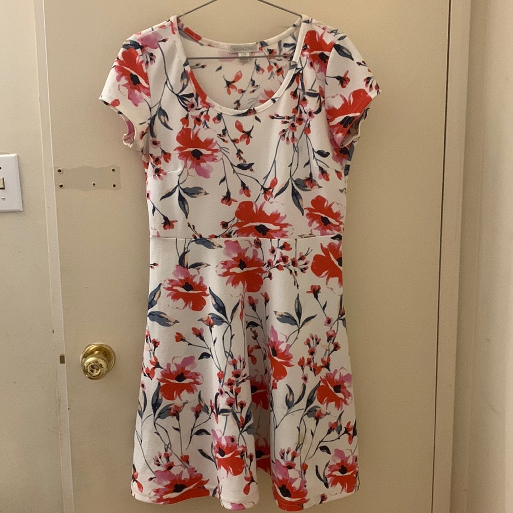 White Floral Dress